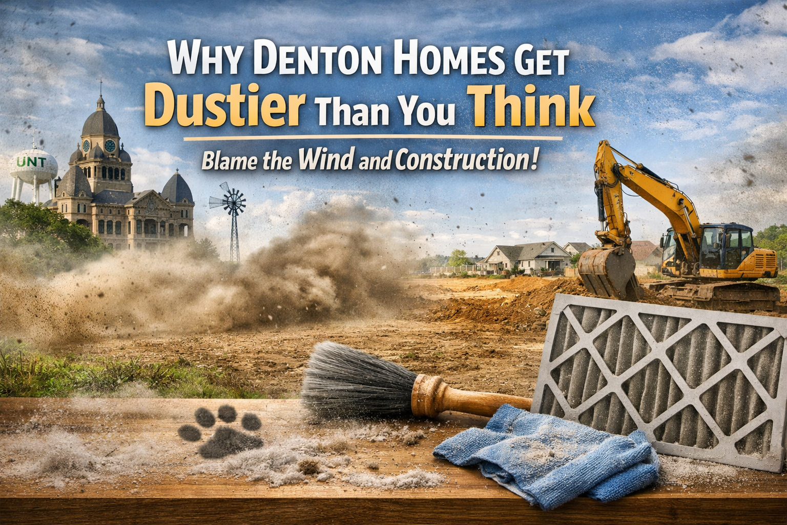 Why Denton Homes Get Dustier Than You Think