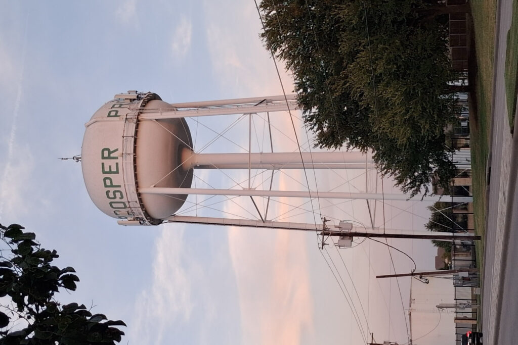 Prosper, Texas water tower